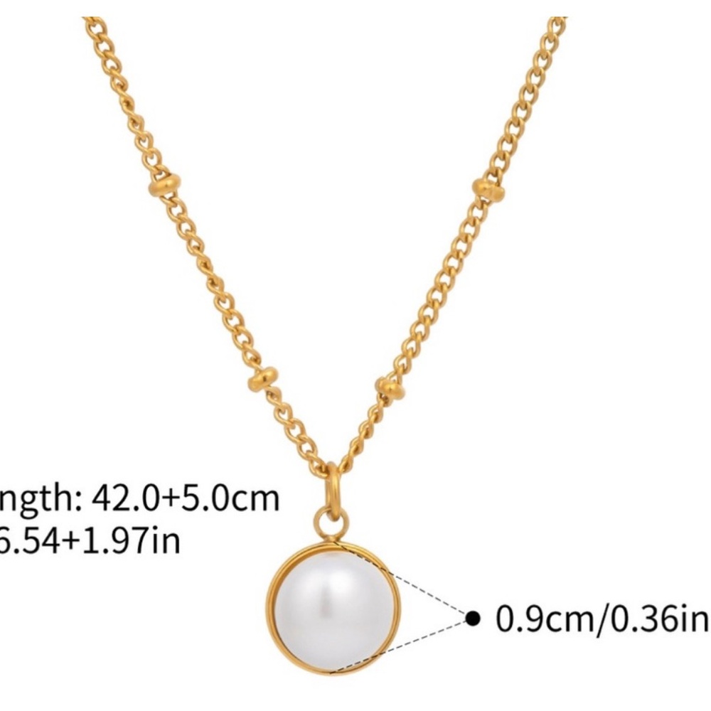 White Pearl Classic Jewelry Set - Picture 3 of 3